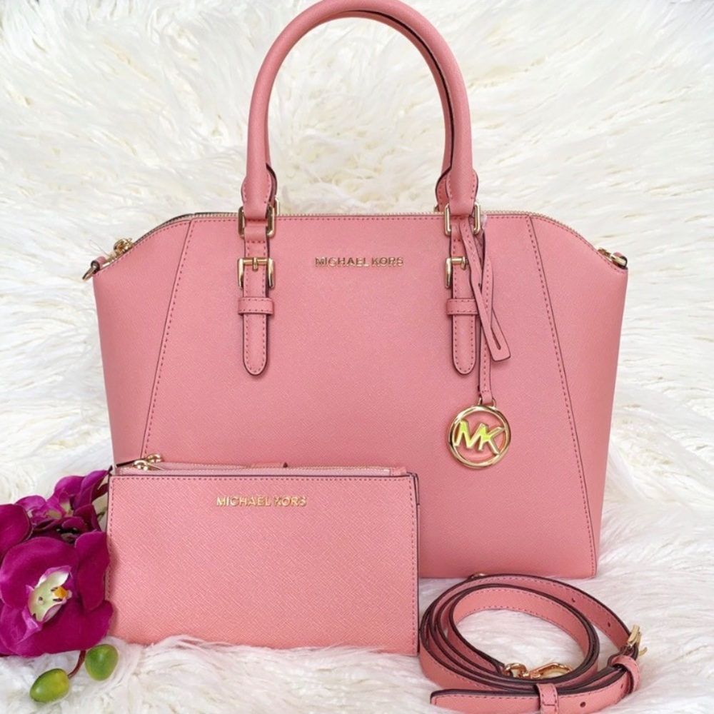 NWT Michael Kors Ciara Satchel and Wristlet Wallet